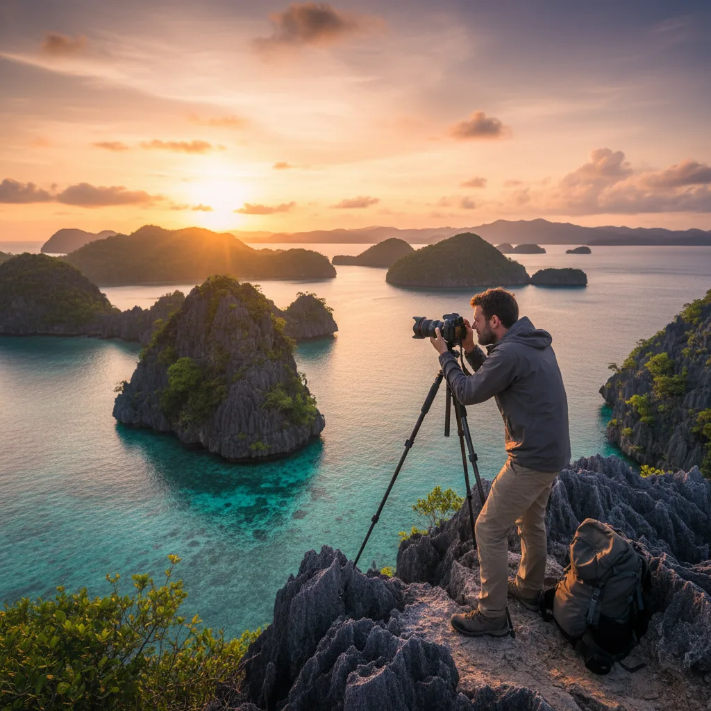 Karst panorama Misool